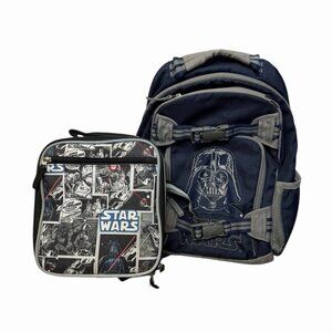 Pottery Barn Kids Star Wars Backpack & Lunch Box Set – Darth Vader + Comic Strip